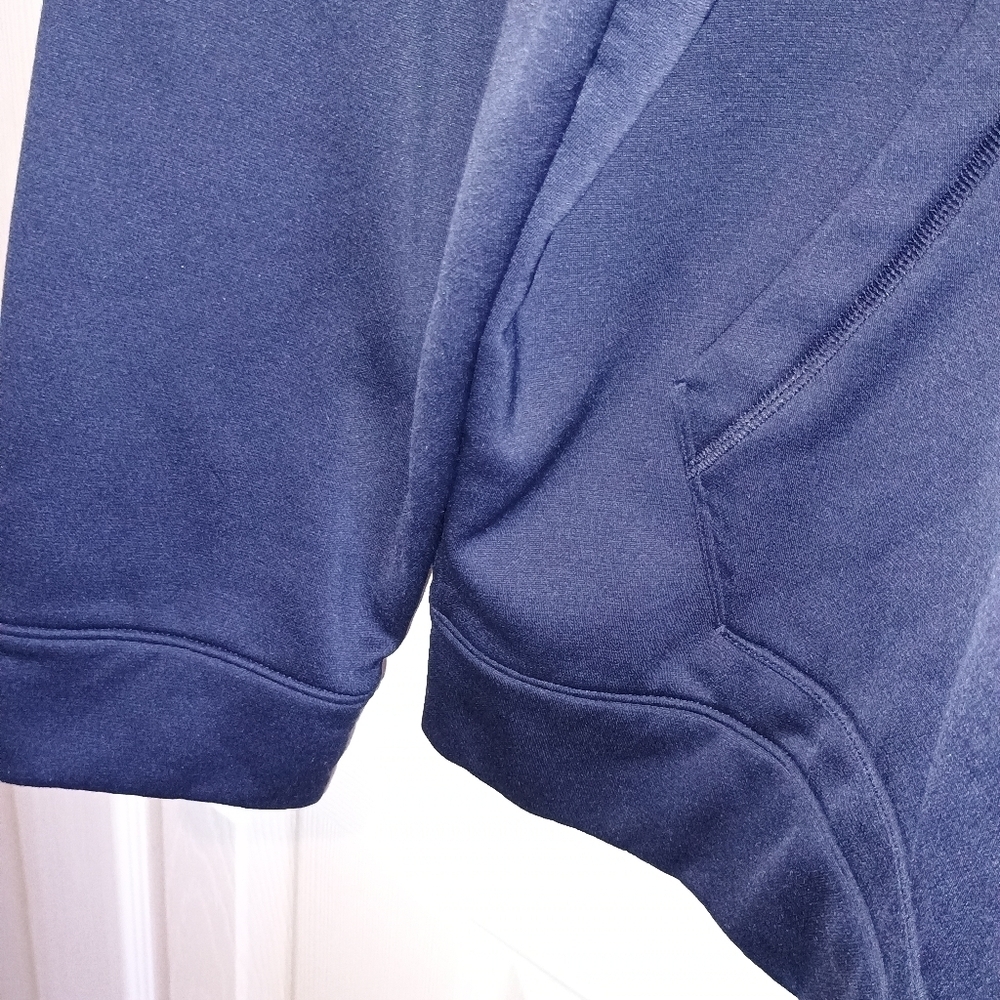 Under Armour Men’s 2XL Loose Fit Pullover Jacket Hoodie Navy Performance - Picture 5 of 10